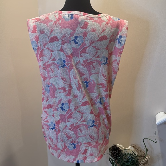 EUC- Ted Baker London Padded shoulder linen blend top - Picture 7 of 10